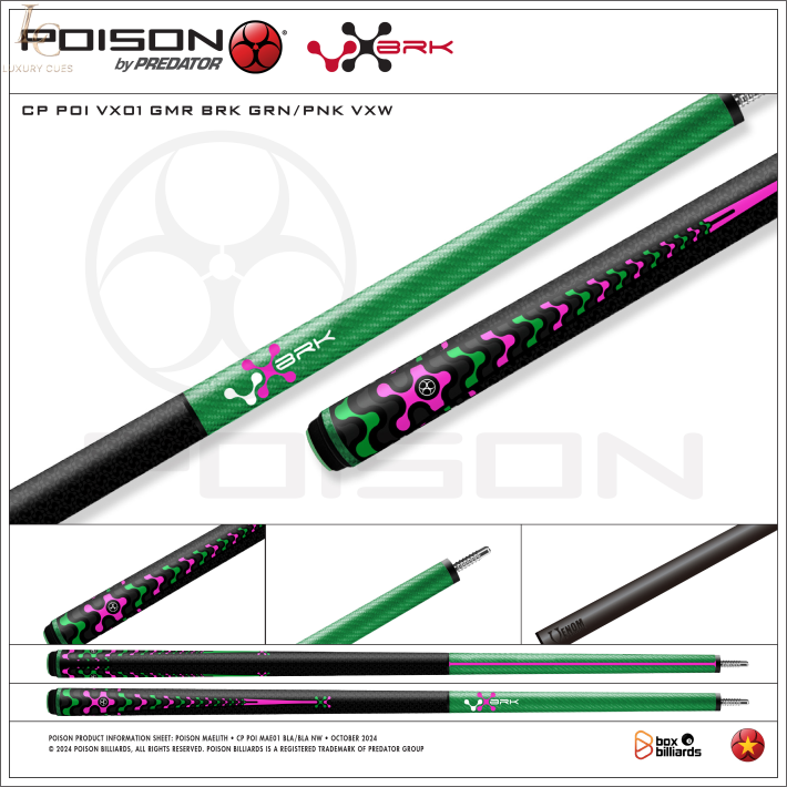 Gậy Phá/Nhảy Poison BKR-13/ Ngọn Full Carbon Chính Hãng Cao Cấp