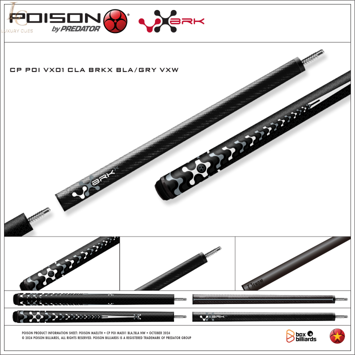 Gậy Phá/Nhảy Poison BKR-19/ Ngọn Full Carbon Chính Hãng Cao Cấp