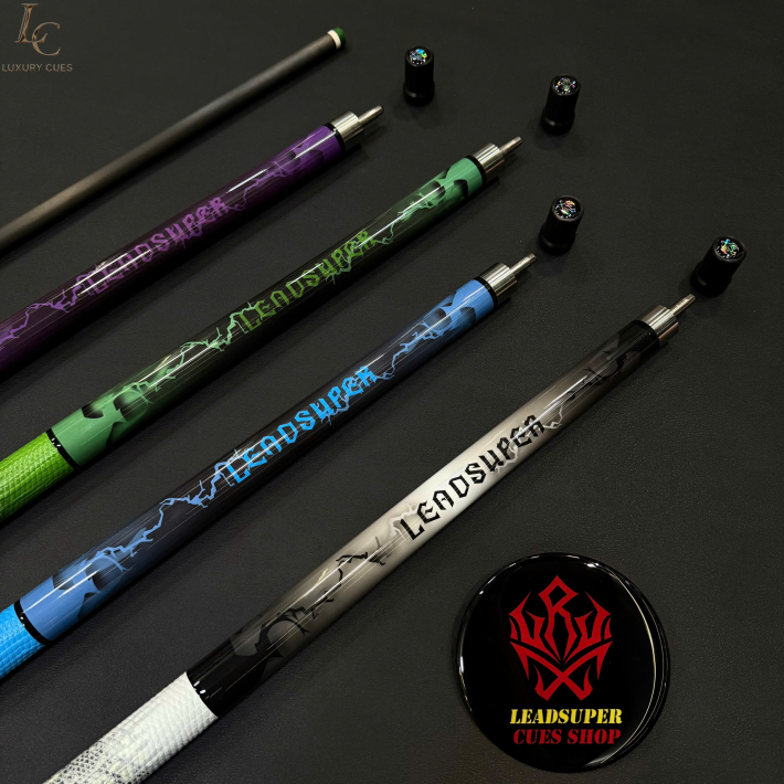 Gậy Bida Lỗ Leadsuper LS-A Xanh Lục –Ngọn Full Carbon Chính Hãng