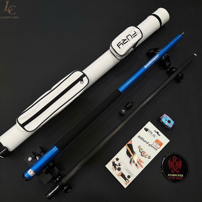 Gậy Bida Lỗ Leadsuper V1 Xanh –Ngọn Full Carbon Chính Hãng Cao Cấp