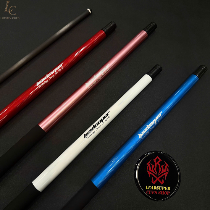 Gậy Bida Lỗ Leadsuper V1 Đỏ –Ngọn Full Carbon Chính Hãng Cao Cấp