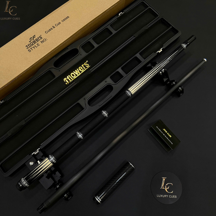 Gậy Bida Lỗ JFLOWERS JF60-07 – Ngọn Full Carbon Classic