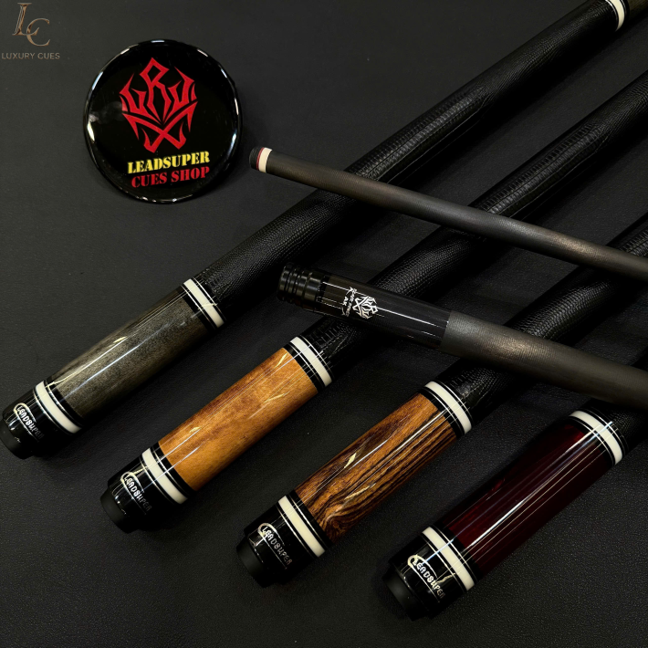 Gậy Bida Lỗ Leadsuper WOOD-BM –Ngọn Full Carbon Chính Hãng
