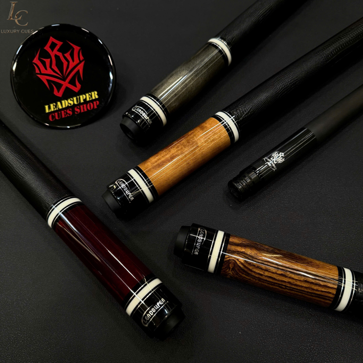 Gậy Bida Lỗ Leadsuper WOOD-BM –Ngọn Full Carbon Chính Hãng