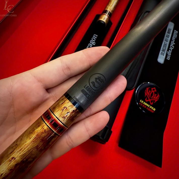 Gậy Bida Lỗ Dragon Legend BM  –Ngọn Full Carbon Chính Hãng Cao Cấp