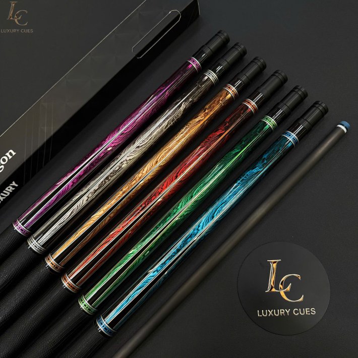 Gậy Bida Lỗ Dragon Luxury Pink  –Ngọn Full Carbon Chính Hãng Cao Cấp