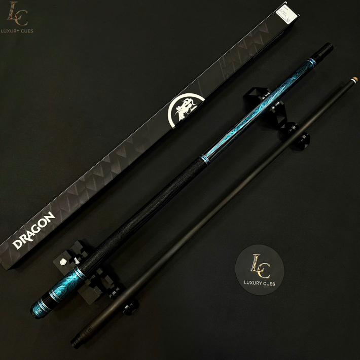 Gậy Bida Lỗ Dragon Luxury Blue–Ngọn Full Carbon Chính Hãng Cao Cấp
