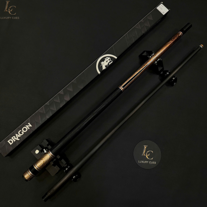 Gậy Bida Lỗ Dragon Luxury Gold–Ngọn Full Carbon Chính Hãng Cao Cấp