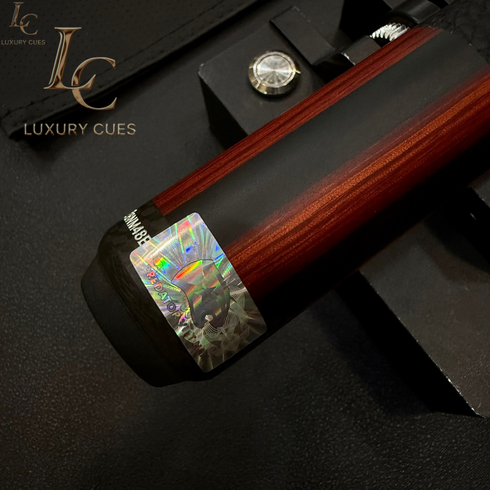 Chuôi Predator P3 Revo Red Tiger Cue Matte Black & Rengas Stripes