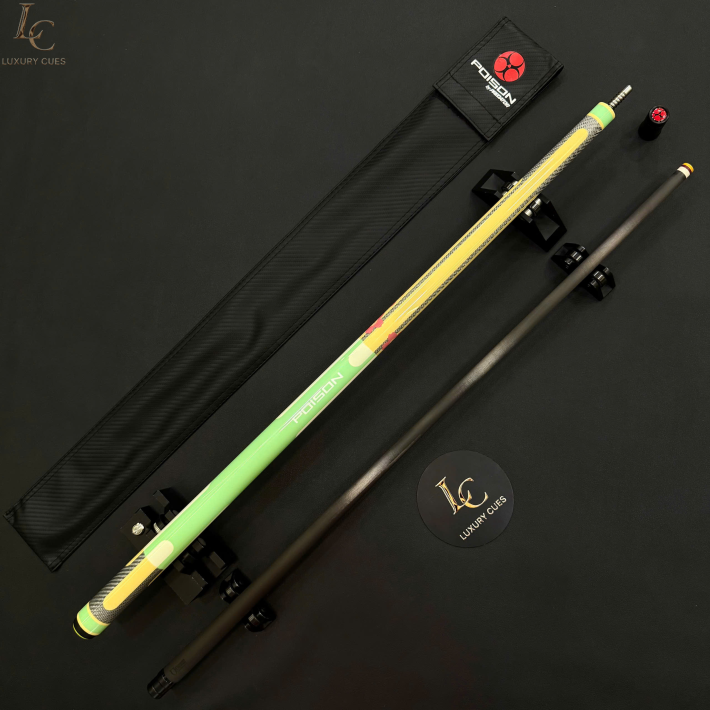 Poison Candy-06 Ngọn Full Carbon | Cơ Bida Lỗ Chính Hãng