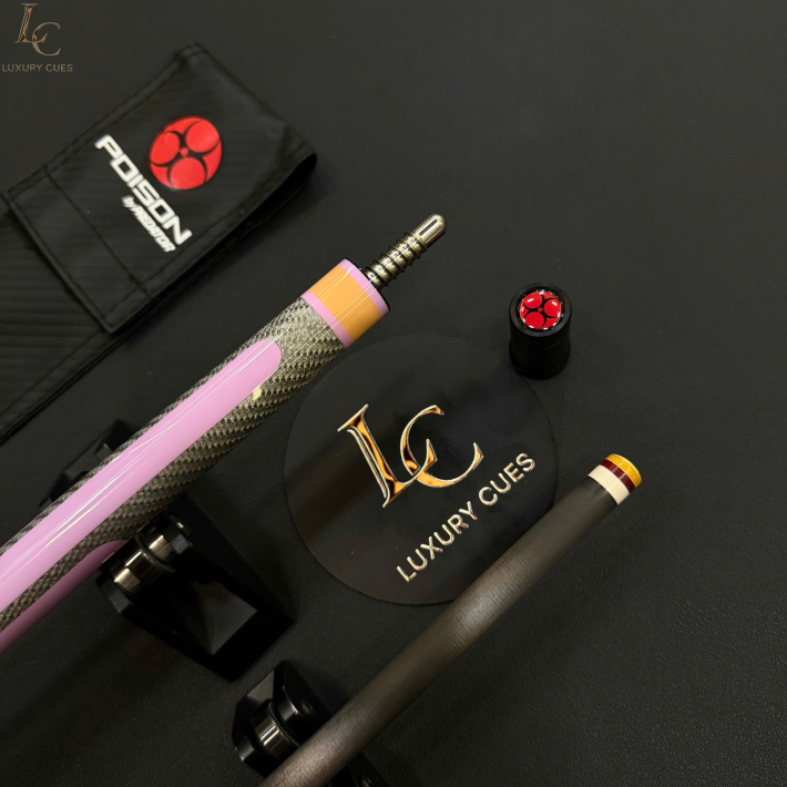 Poison Candy-08 Ngọn Full Carbon | Cơ Bida Lỗ Chính Hãng