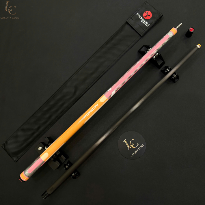 Poison Candy-05 Ngọn Full Carbon | Cơ Bida Lỗ Chính Hãng