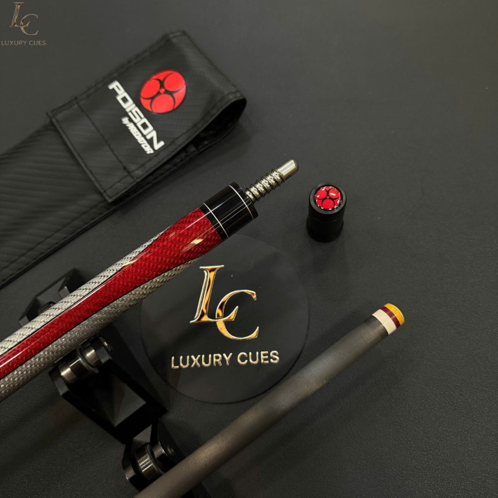 Poison M-10 Ngọn Full Carbon | Cơ Bida Lỗ Chính Hãng