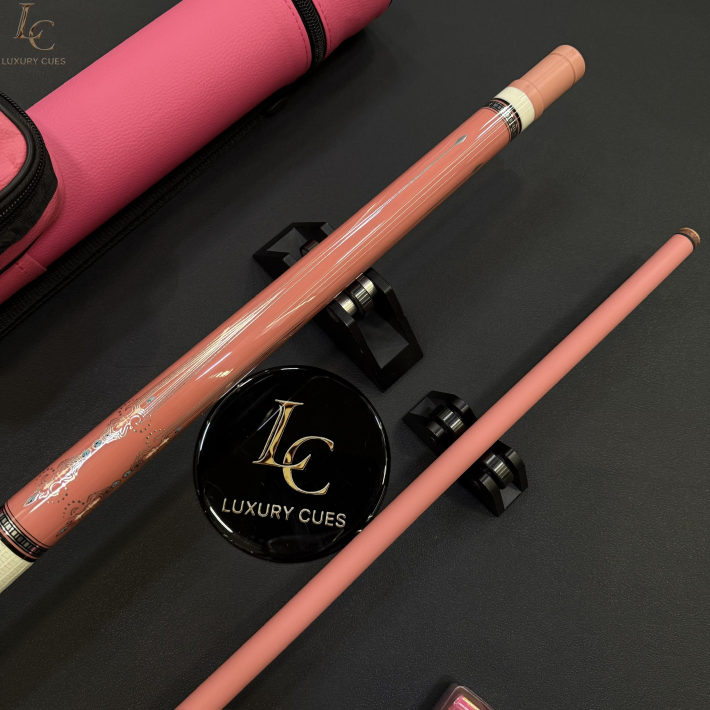 Cuppa Pink B2 Ngọn Carbon Hồng | Cơ Bida Lỗ Chính Hãng
