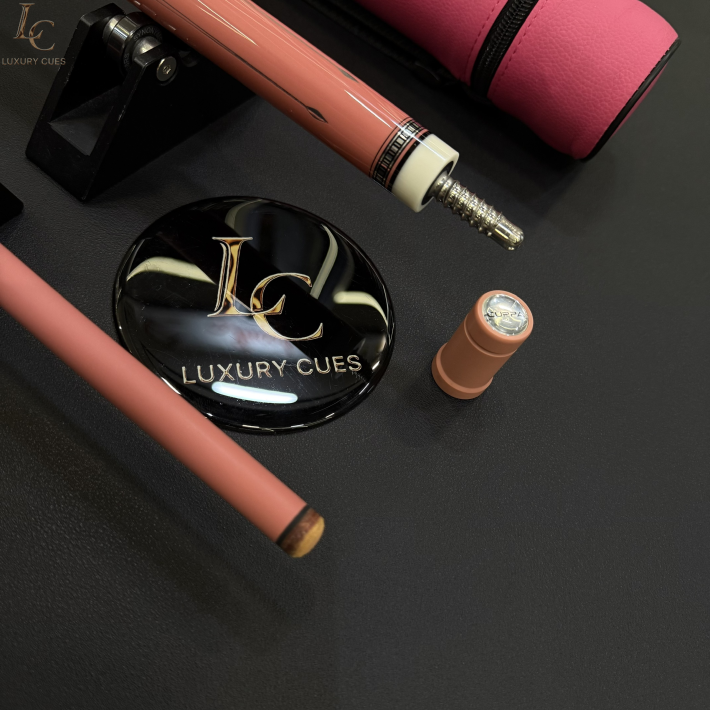 Cuppa Pink B2 Ngọn Carbon Hồng | Cơ Bida Lỗ Chính Hãng