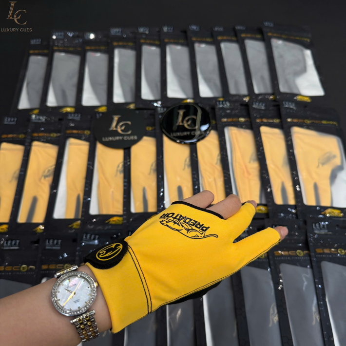 Găng tay bida Predator Second Skin Yellow – Tay trái 