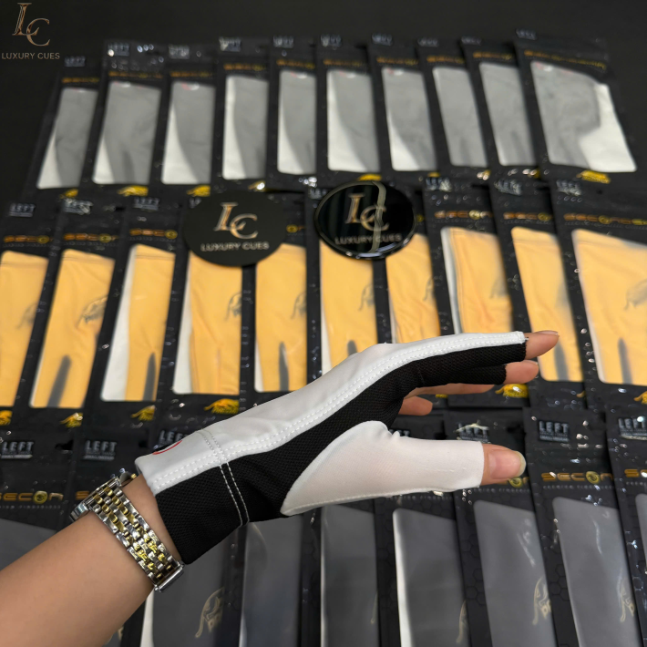Găng tay bida Predator Second Skin Jasmin Ouschan Signature – Trắng – Tay trái 