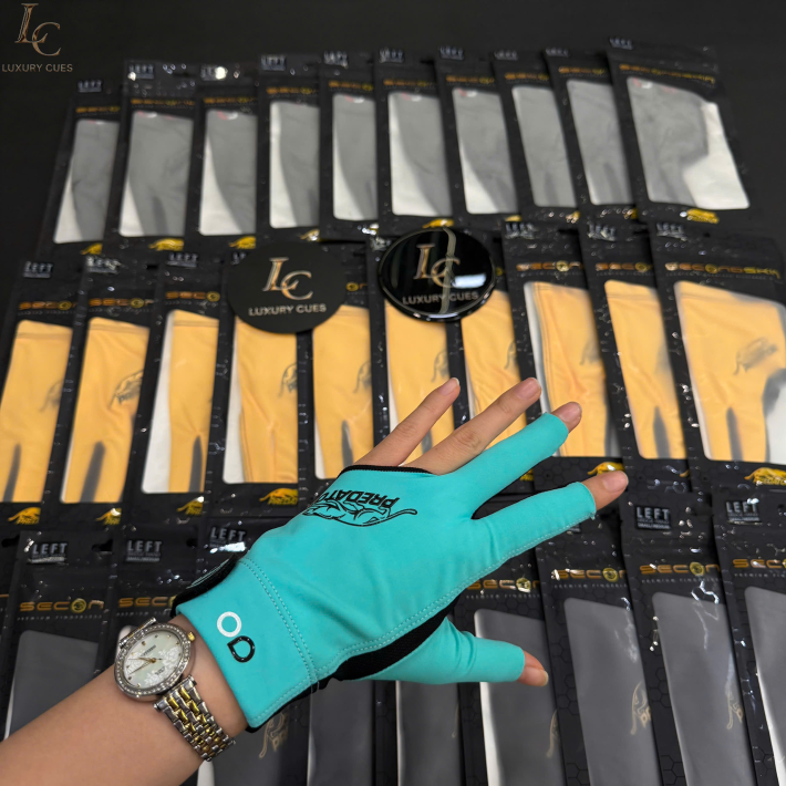 Găng tay bida Predator Albin Ouschan Second Skin – Teal – Tay trái 