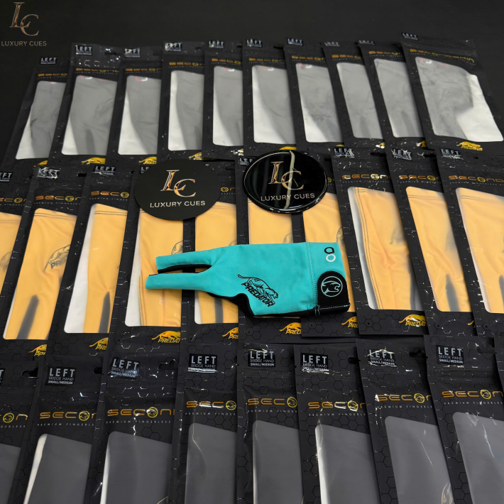 Găng tay bida Predator Albin Ouschan Second Skin – Teal – Tay trái 