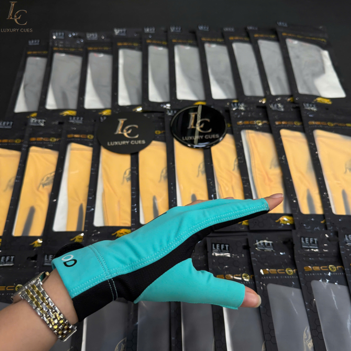 Găng tay bida Predator Albin Ouschan Second Skin – Teal – Tay trái 