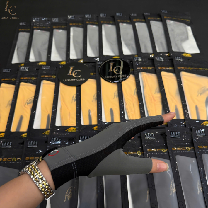 Găng tay bida Predator Second Skin Jasmin Ouschan Signature – Màu xám – Tay trái