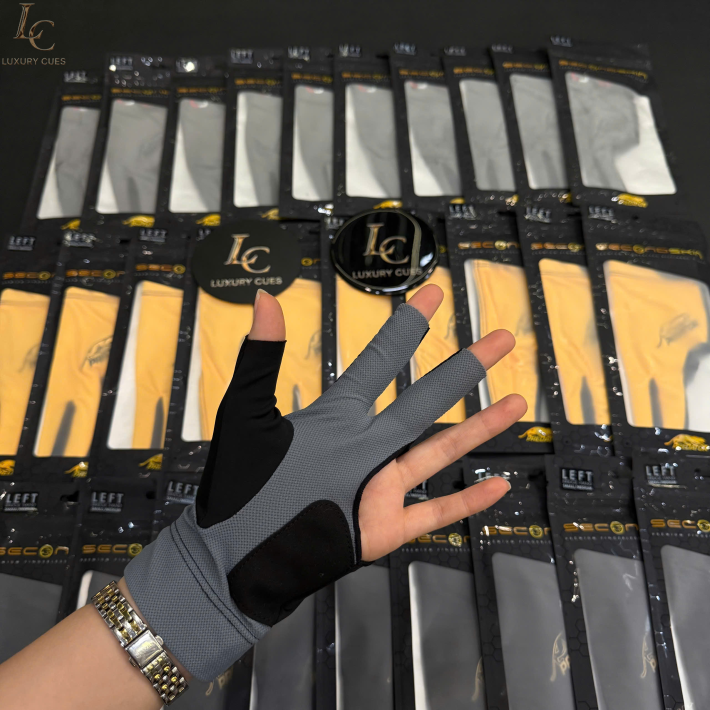 Găng tay bida Predator Second Skin Jasmin Ouschan Signature – Màu xám – Tay trái