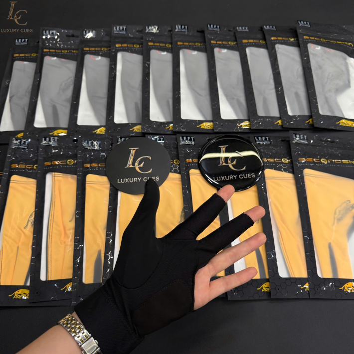 Găng tay bida Predator Second Skin Black & Gold – Phiên bản Kỷ niệm 30 năm (Tay trái)