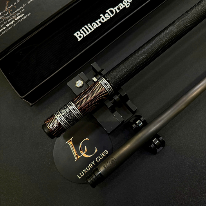 Gậy Bida Lỗ Dragon Luxury Bocote –Ngọn Full Carbon Chính Hãng Cao Cấp