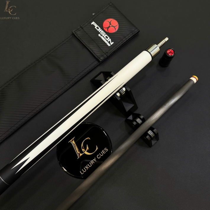 Poison Nitro-12 Ngọn Full Carbon | Cơ Bida Lỗ Chính Hãng