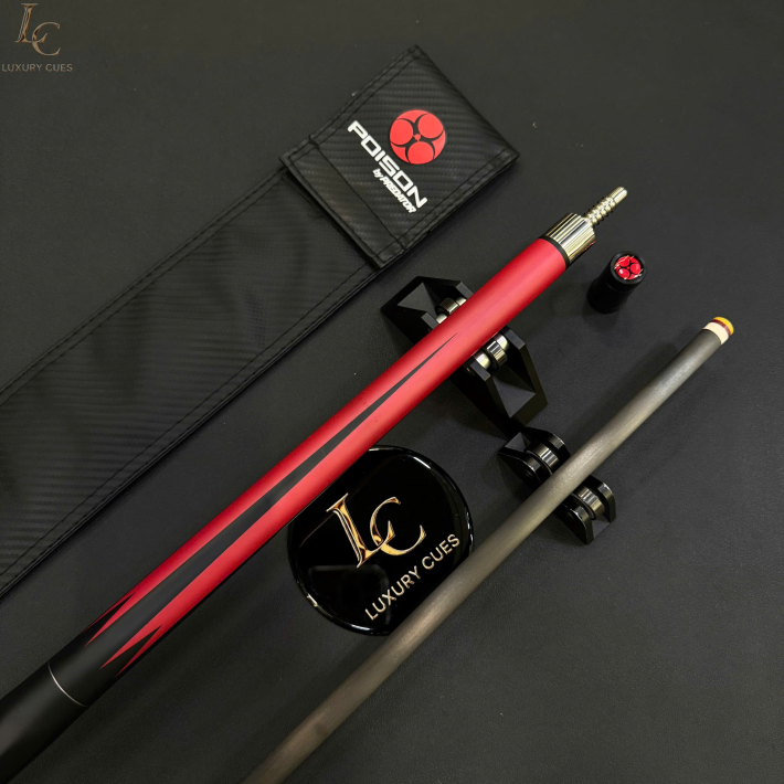 Poison Nitro-11 Ngọn Full Carbon | Cơ Bida Lỗ Chính Hãng