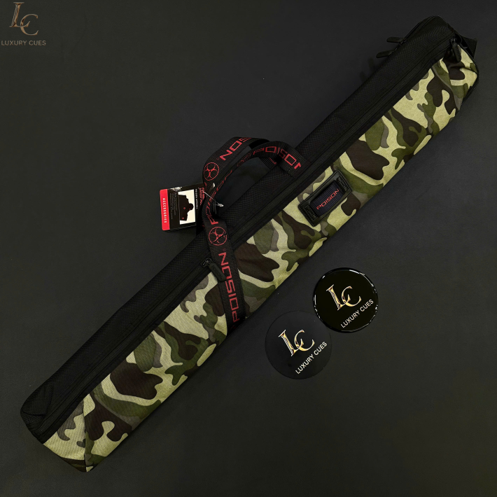 Bao Cơ Bida Poison 2x4 Camo Covert Form Cứng (2 gốc 4 ngọn)