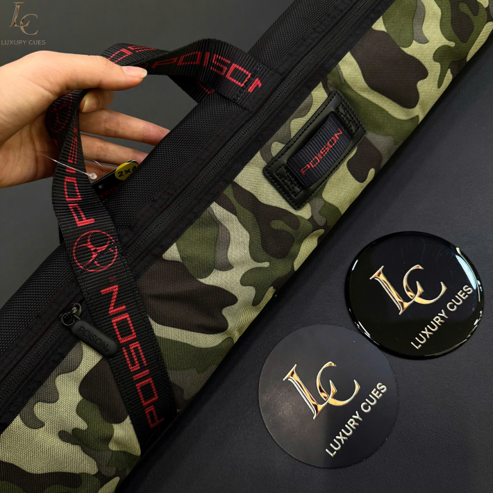 Bao Cơ Bida Poison 2x4 Camo Covert Form Cứng (2 gốc 4 ngọn)