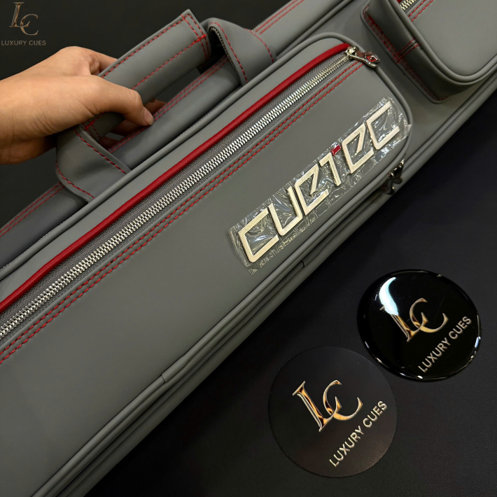 Bao Cơ Cuetec Pro Line Màu Xám 4x8 Soft Case (4 Chuôi + 8 Ngọn)