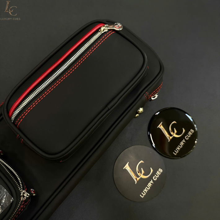 Bao Cơ Cuetec Pro Line Màu Đen 4x8 Soft Case (4 Chuôi + 8 Ngọn)