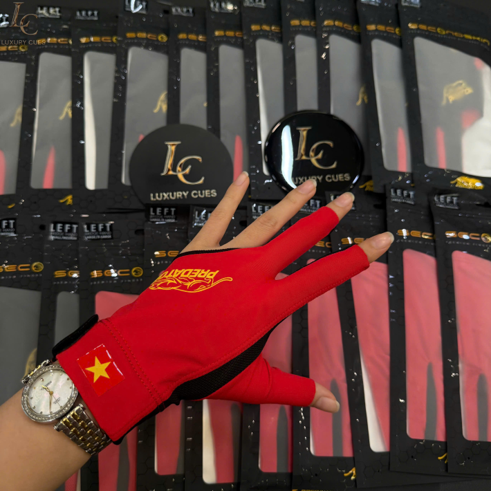 Găng tay chơi bi-a Predator Phiên bản Star (Đỏ) - Tay trái