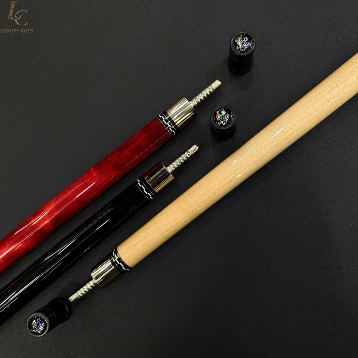 Gậy Bida Lỗ Leadsuper WOOD-V2–Ngọn Full Carbon Chính Hãng