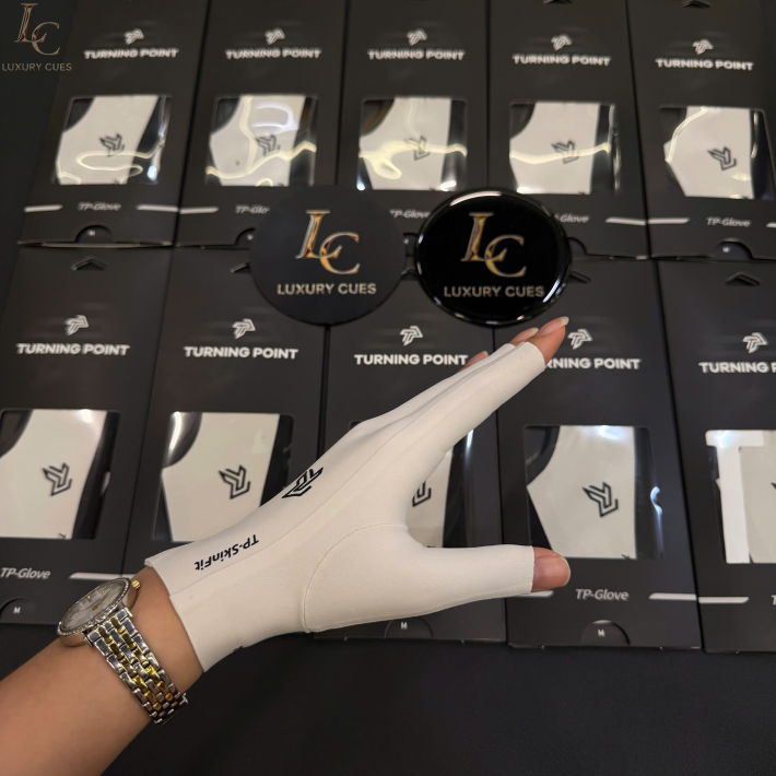 GĂNG TAY BI-A TP (TURNING POINT) – TRẮNG – TAY TRÁI