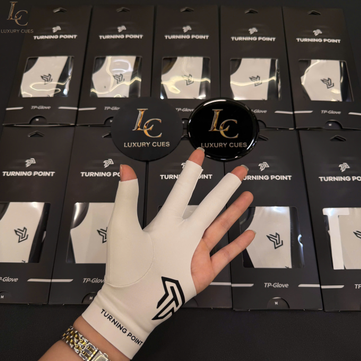 GĂNG TAY BI-A TP (TURNING POINT) – TRẮNG – TAY TRÁI