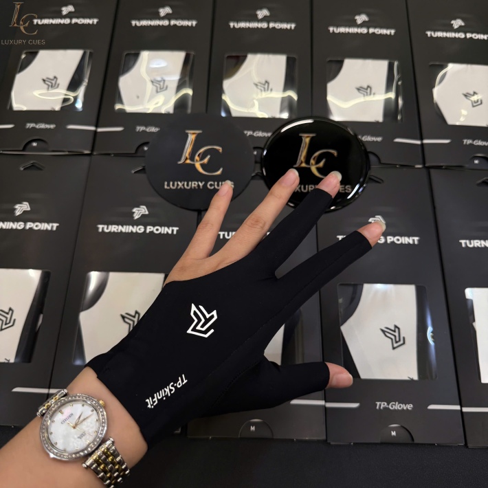 GĂNG TAY BI-A TP (TURNING POINT) – ĐEN – TAY TRÁI