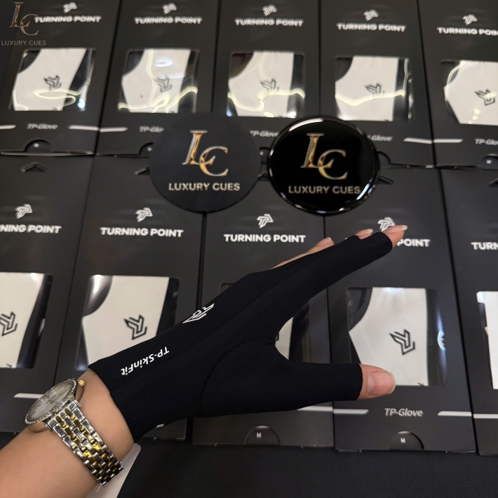 GĂNG TAY BI-A TP (TURNING POINT) – ĐEN – TAY TRÁI