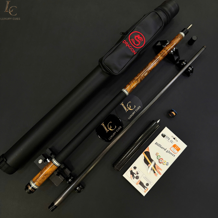 CƠ BIDA LỖ DRAGON SPECIAL BE NGỌN FULL CARBON (TẶNG KÈM FULL PHỤ KIỆN)