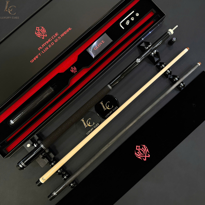 GẬY BIDA LỖ LEADSUPER LUXURY 2.0 ĐEN - KÈM 2 NGỌN (CARBON & MỘC)