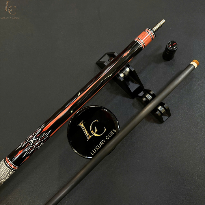 GẬY BIDA LỖ MIT CUES MH26-05– NGỌN CARBON BLACK ARROW 