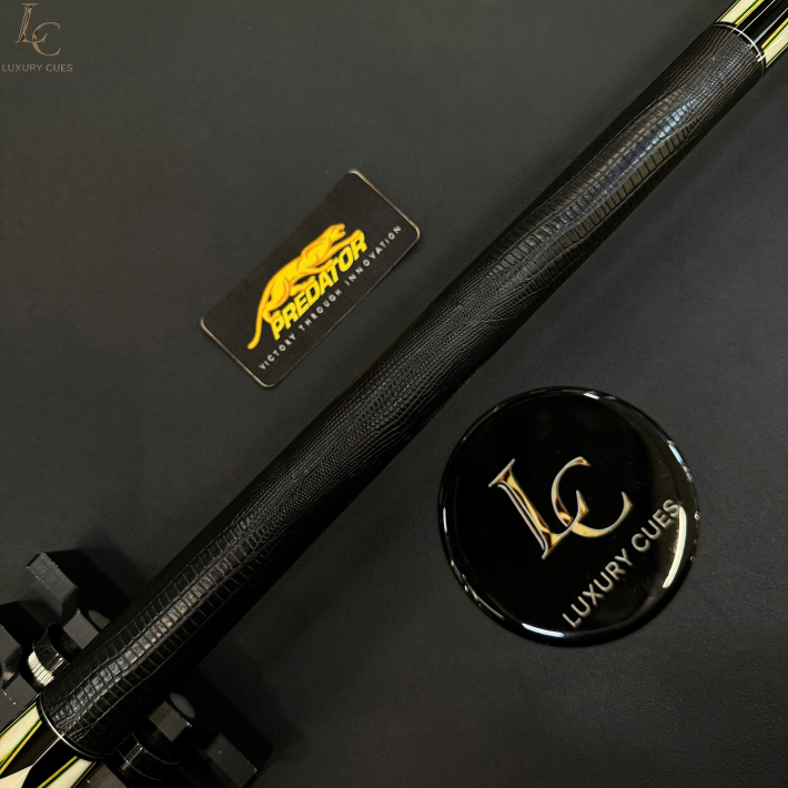 CHUÔI CƠ BIDA LỖ PREDATOR TRUE SPLICE 16 LIMITED EDITION - GỖ MUN ĐEN ĐIỂM XANH LÁ/VÀNG - TAY CẦM DA CAO CẤP