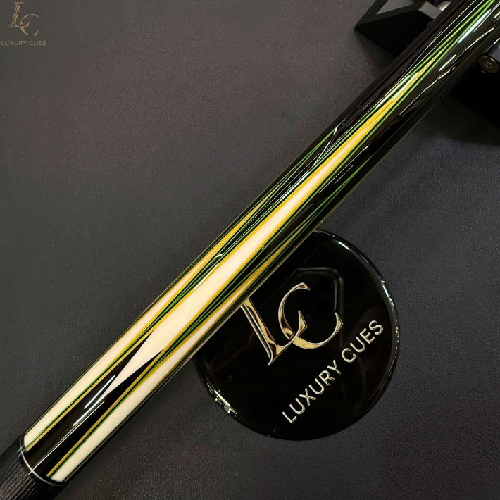 CHUÔI CƠ BIDA LỖ PREDATOR TRUE SPLICE 16 LIMITED EDITION - GỖ MUN ĐEN ĐIỂM XANH LÁ/VÀNG - TAY CẦM DA CAO CẤP