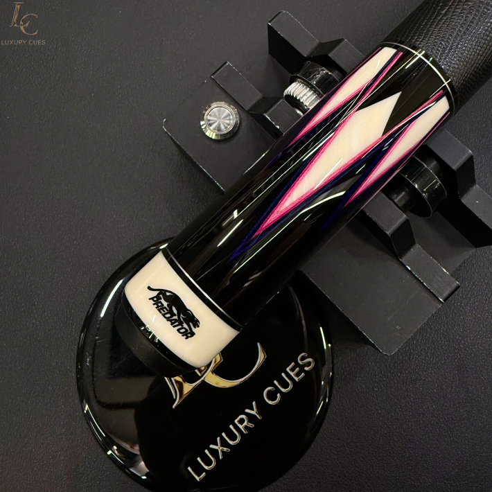 CHUÔI CƠ BIDA LỖ PREDATOR TRUE SPLICE 16 LIMITED EDITION - GỖ MUN ĐEN ĐIỂM TÍM/HỒNG - TAY CẦM DA CAO CẤP