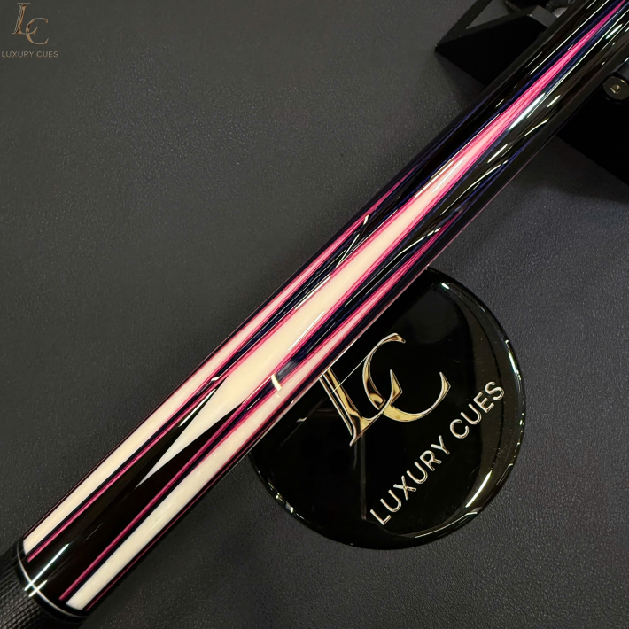 CHUÔI CƠ BIDA LỖ PREDATOR TRUE SPLICE 16 LIMITED EDITION - GỖ MUN ĐEN ĐIỂM TÍM/HỒNG - TAY CẦM DA CAO CẤP