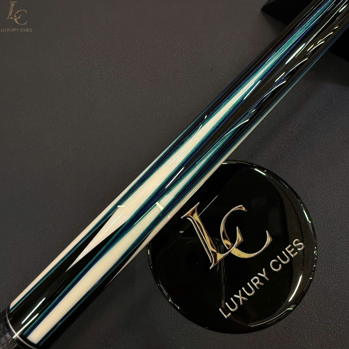 CHUÔI CƠ BIDA LỖ PREDATOR TRUE SPLICE 16 LIMITED EDITION - GỖ MUN ĐEN ĐIỂM XANH DƯƠNG/XANH NGỌC - TAY CẦM DA CAO CẤP