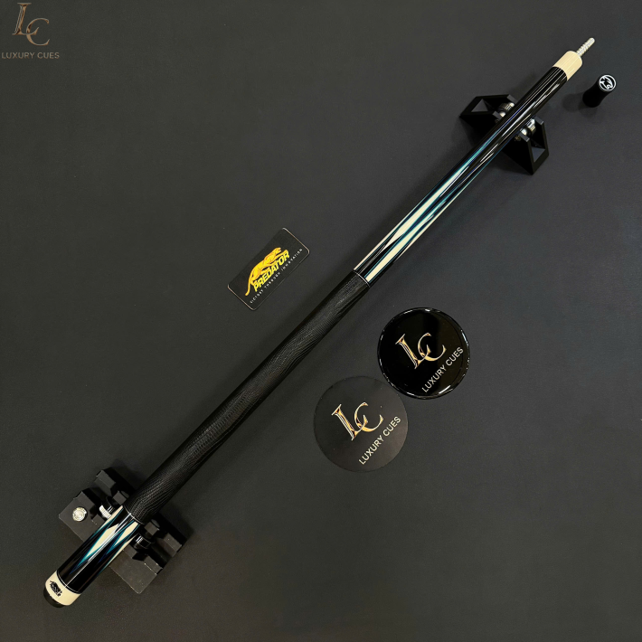 CHUÔI CƠ BIDA LỖ PREDATOR TRUE SPLICE 16 LIMITED EDITION - GỖ MUN ĐEN ĐIỂM XANH DƯƠNG/XANH NGỌC - TAY CẦM DA CAO CẤP